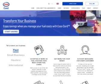 Essocard.com(Language Choice) Screenshot