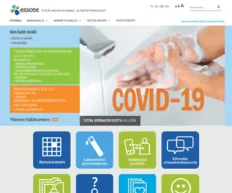 Essote.fi(Etusivu) Screenshot