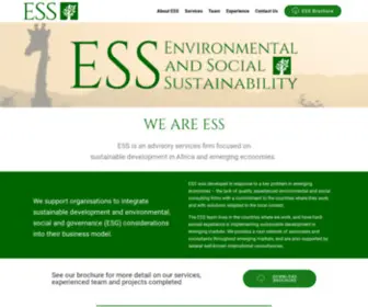 Essustainability.com(ESS) Screenshot