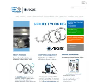 EST-Aegis.com(AEGIS Shaft Grounding Rings) Screenshot