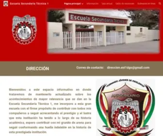 EST1Dgo.edu.mx(Escuela Secundaria Técnica 1 Durango) Screenshot