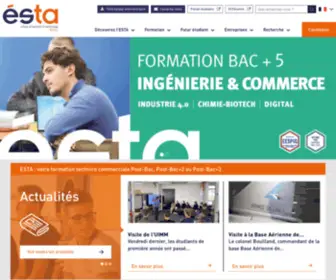 Esta-Groupe.fr(ESTA Belfort) Screenshot