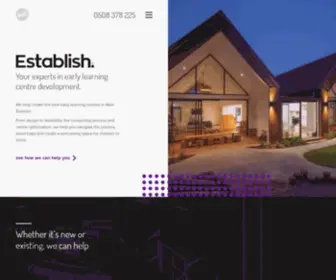 Establish.co.nz(Your Experts in ECE Centre Development) Screenshot