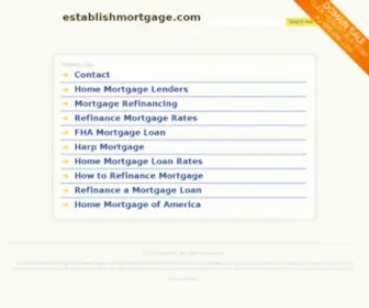 Establishmortgage.com(Establish Your Mortgage) Screenshot