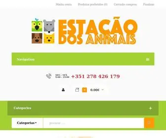 Estacaodosanimais.com(Estação) Screenshot