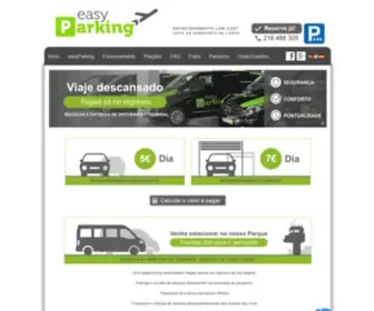 Estacionamento-Aeroporto.com(Parque de Estacionamento Low cost) Screenshot