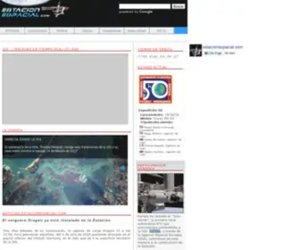 Estacionespacial.com(La Estación Espacial Internacional (ISS)) Screenshot