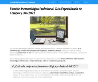 Estacionmeteorologicaprofesional.com(Llᐈ Estación Meteorológica Profesional) Screenshot