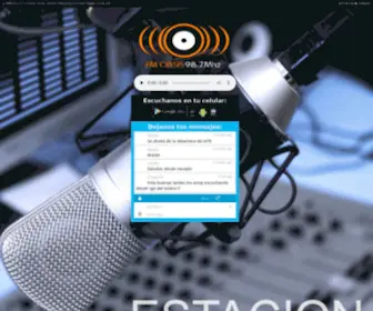 Estacionoasis.com.ar(Estacion Oasis 98.7) Screenshot