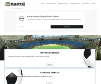 Estadiodomaracana.com.br(Estádio Maracanã) Screenshot