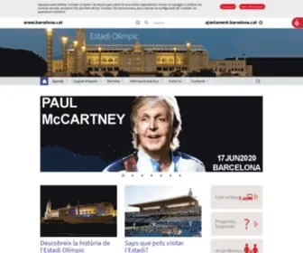 Estadiolimpic.cat(Web Oficial Estadi Olímpic Lluís Companys de Barcelona) Screenshot