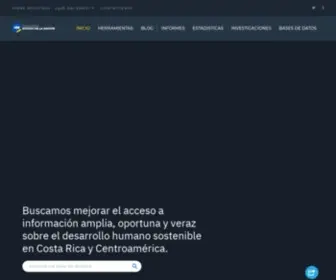 Estadonacion.or.cr(Programa Estado Nación) Screenshot