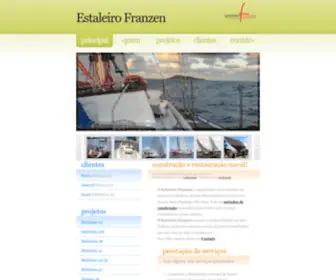 Estaleirofranzen.com.br(Estaleiro Franzen) Screenshot