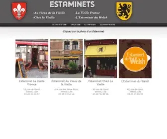 Estaminetlille.fr(Estaminet Au Vieux de la Vielle & Chez la Vieille) Screenshot