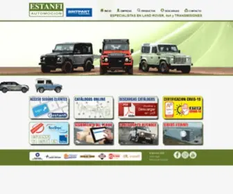 Estanfi.com(Especialistas en recambios) Screenshot