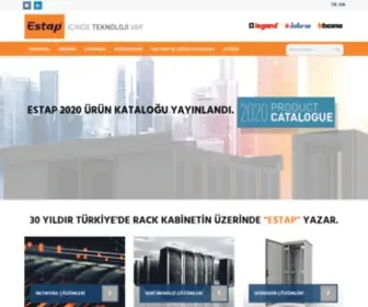 Estap.com.tr(Türkiye’nin Lider 19” Rack) Screenshot