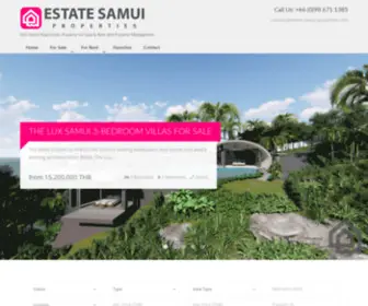 Estate-Samui-Properties.com(Estate Samui Properties) Screenshot