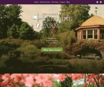 Estateatmorainefarm.com(The Estate at Moraine Farm) Screenshot