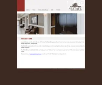 Estatebanquets.com(Estate Banquets) Screenshot