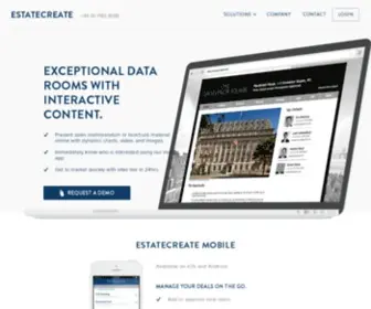 Estatecreate.com(Property Data Rooms) Screenshot