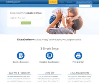 Estateguidance.com(ComPsych Corporation) Screenshot
