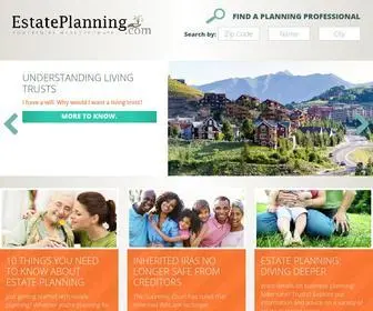 Estateplanning.com(Estate Planning Information) Screenshot
