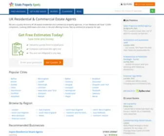 Estatepropertyagents.co.uk(Directory of UK estate agents) Screenshot