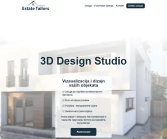 Estatetailors.com(3D Dizajn Studio Estate Tailors) Screenshot