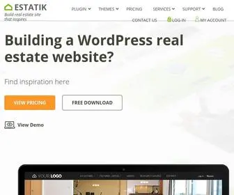 Estatik.net(Build real estate site that inspires) Screenshot