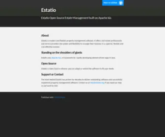 Estatio.org(Estatio) Screenshot