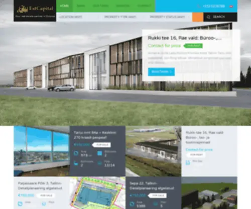 Estcapital.ee(EstCapital Kinnisvara) Screenshot