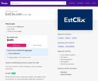 Estclix.com(Make an Offer if you want to buy this domain. Your purchase) Screenshot