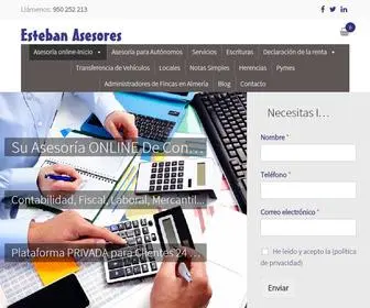 Estebanasesores.es(Asesoría online en Almería) Screenshot