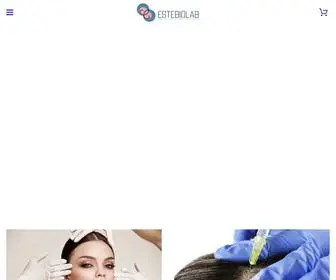 Estebiolab.com(Dedicated to Beauty) Screenshot