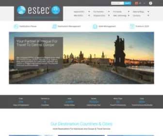 Estec.cz(DMC & INCOMING TRAVEL TO THE CZECH REPUBLIC & CENTRAL EUROPE) Screenshot