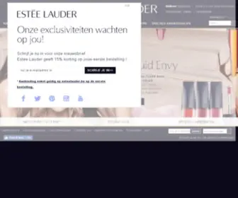 Esteelauder.be(Estee Lauder) Screenshot
