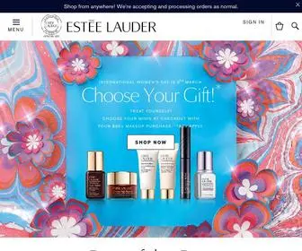 Esteelauder.co.nz(Estée Lauder Official Site) Screenshot