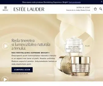 Esteelauder.ro(Estee Lauder) Screenshot