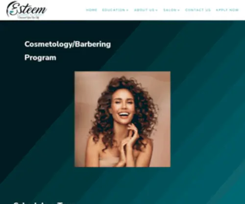 Esteem-Academy.com(Esteem Academy of Beauty) Screenshot