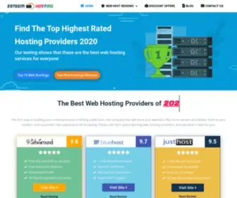 Esteemhosting.com(Esteem Hosting) Screenshot