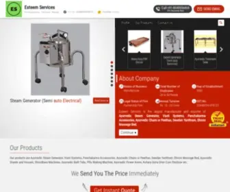 Esteemservices.co.in(Esteem Services) Screenshot