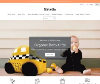 Estella-NYC.com(Organic Baby Gifts) Screenshot
