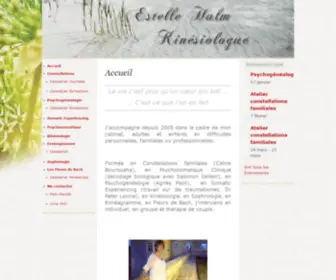 Estelle-Halm.fr(Kinésiologue) Screenshot