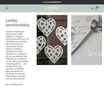 Estelle.nu(Lantlig inredning) Screenshot