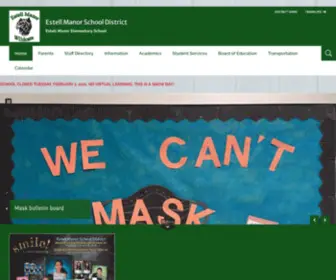 Estellmanorschool.com(Estell Manor School District) Screenshot