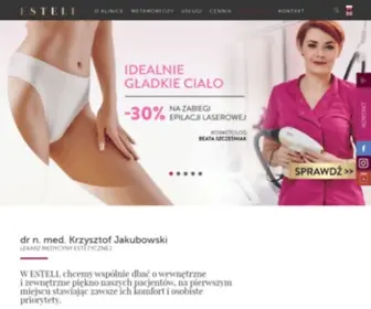 Estell.pl(Klinika medycyny estetycznej estell w warszawie) Screenshot