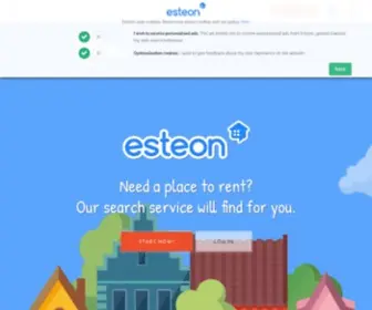Esteon.com(Esteon Rental Search Service) Screenshot