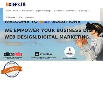 Esteps.in(Website Designing Company in Delhi) Screenshot