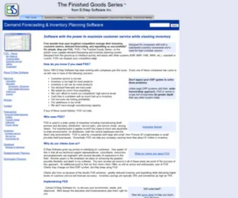 Estepsoftware.com(The Finished Goods Series Forecasting and Inventory Planning) Screenshot