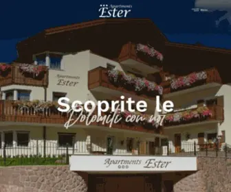 Ester.bz.it(Appartamenti Ester a Ortisei in Val Gardena) Screenshot